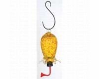 Yellow-Red Cylinder Hummingbird Feeder